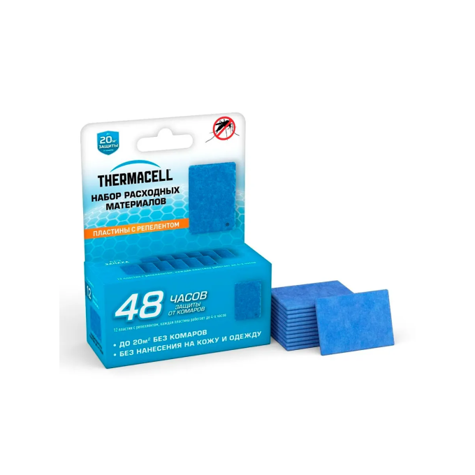 Запасные пластины Thermacell Backpacker Refills M48, 12 шт.